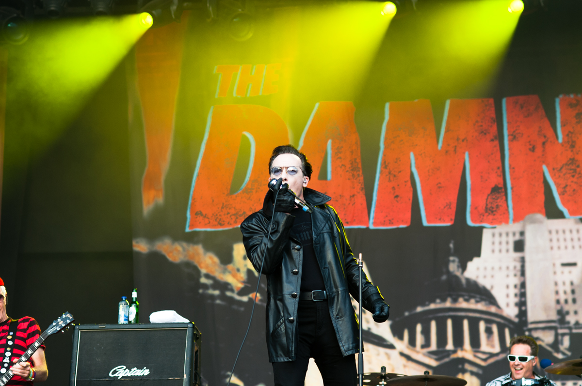The Damned @ Lokerse Feesten, foto 2, foto's door Magali Decamps - FrontView Magazine