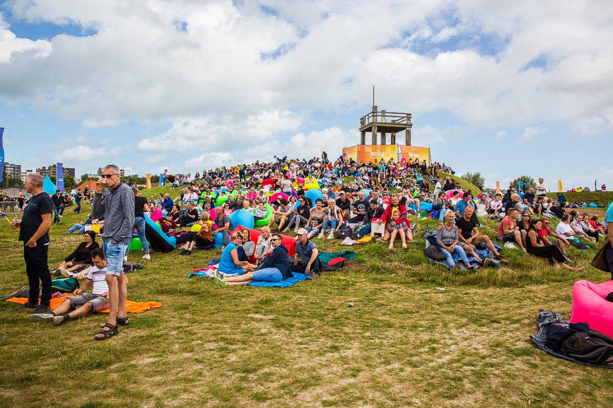 Sfeer @ Nostalgie Beach Festival 2019, foto 11, foto's door Marc Verdonck - FrontView Magazine