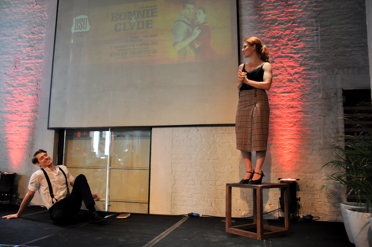 Persvoorstelling musical Bonnie & Clyde @ Zuiderpershuis, picture 3, photographed by Peter Minnebo, August Charrin - FrontView Magazine