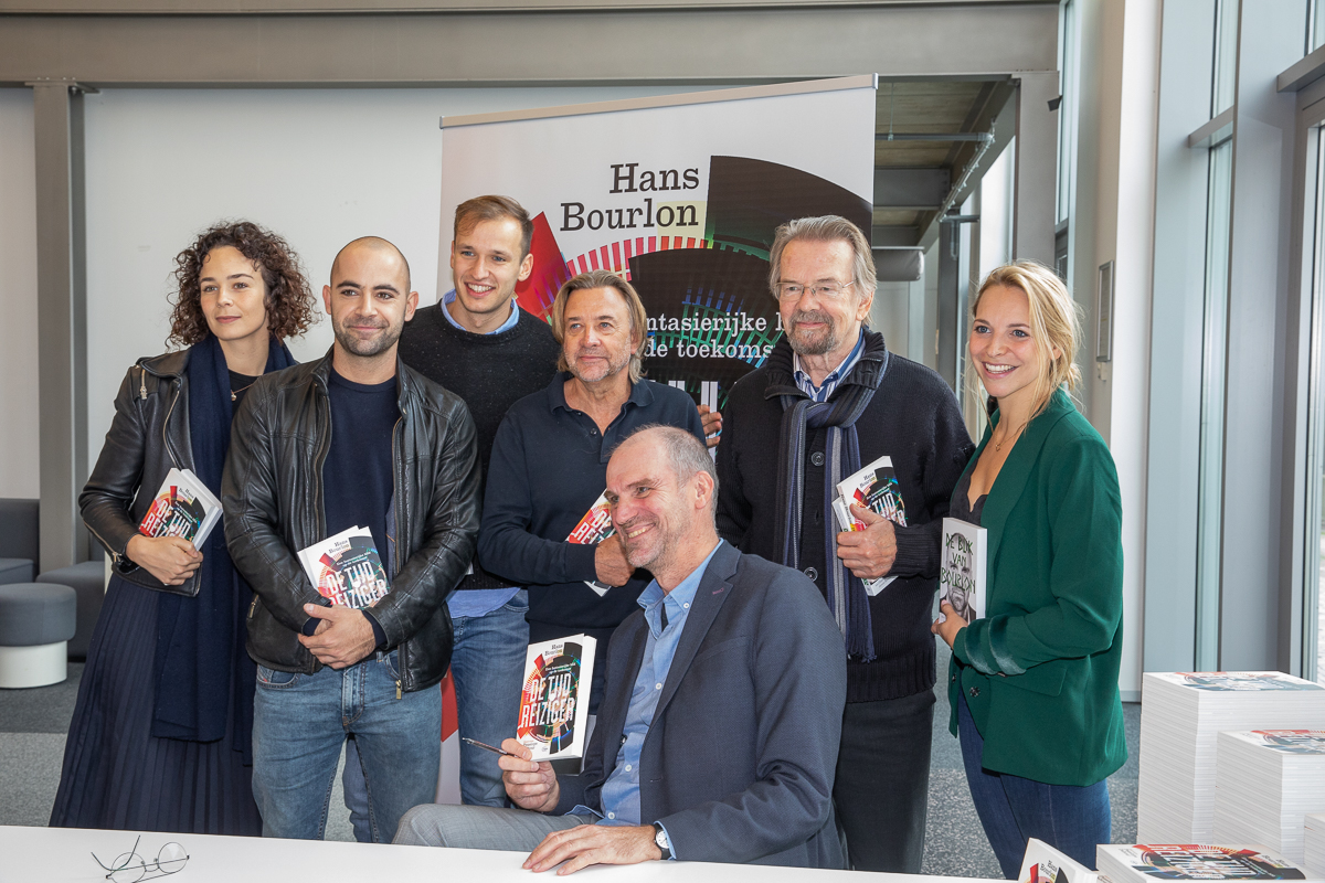 Boekvoorstelling "De tijdreiziger" van Hans Bourlon @ Studio 100, picture 4, photographed by dirk janssens - FrontView Magazine