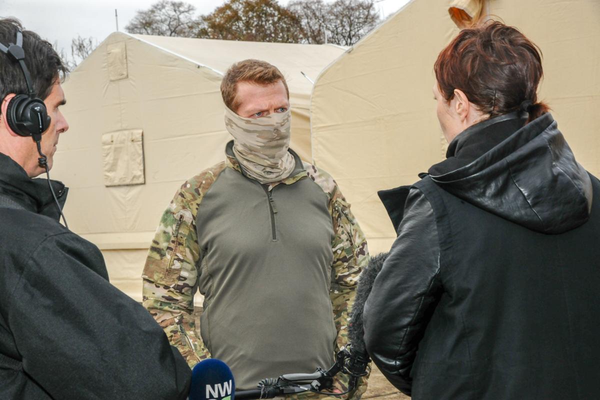 Persvoorstelling Kamp Waes @ Kazerne Heverlee, picture 13, photographed by Peter Minnebo - FrontView Magazine