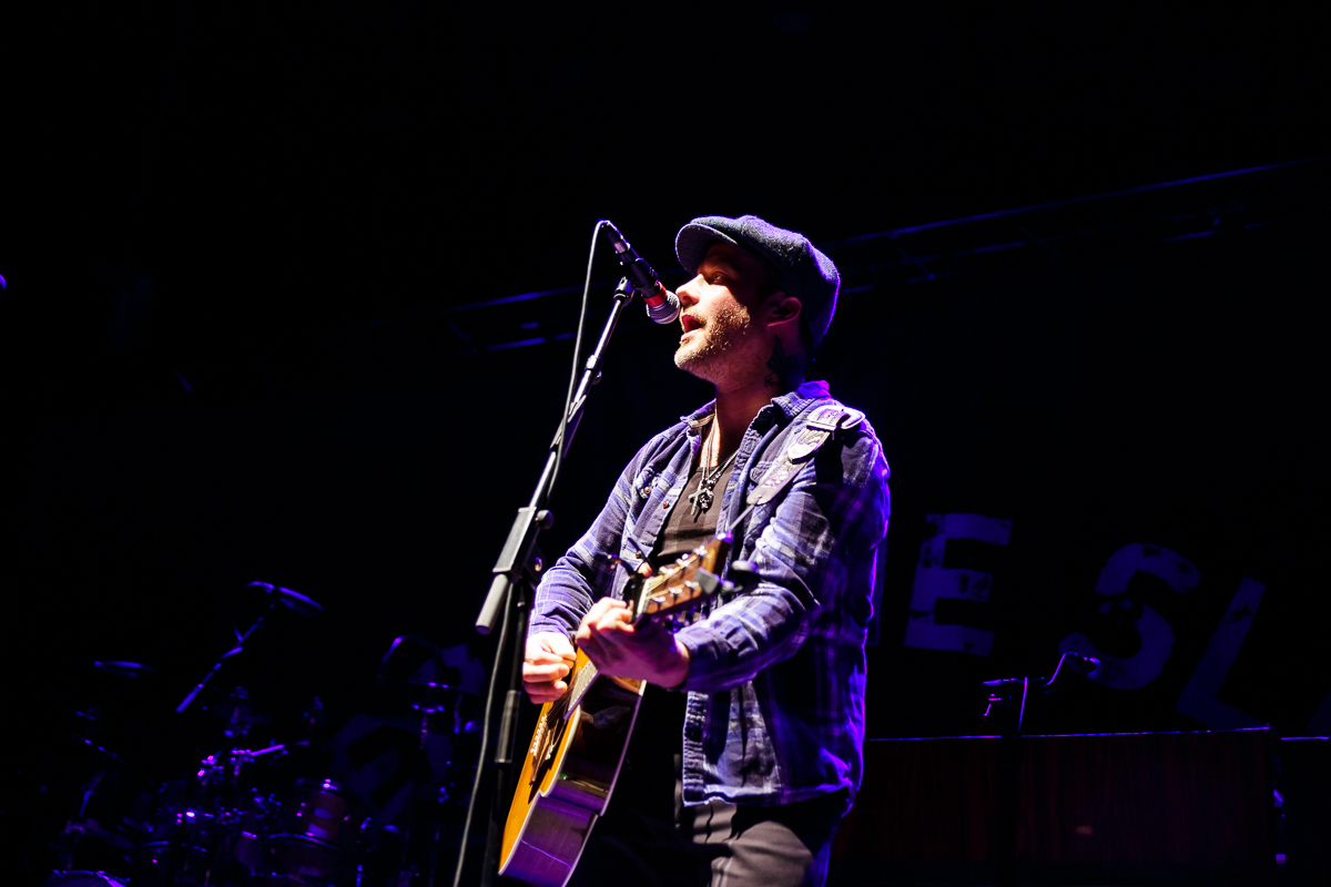 Jesse Ahern @ Vorst Nationaal support Dropkick Murphys, foto 3, foto's door Peter Smet - FrontView Magazine