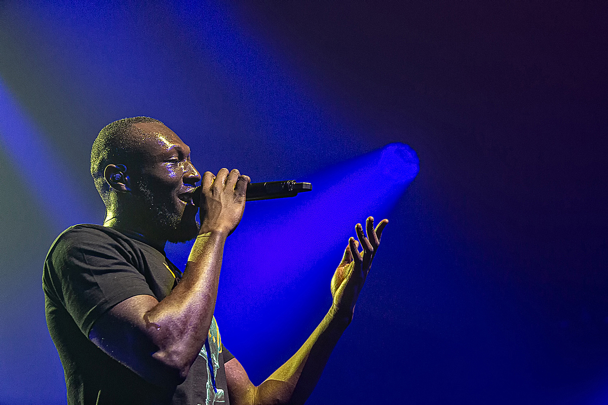 Stormzy @ Ancienne Belgique, picture 1, photographed by Edwin Houdevelt - FrontView Magazine