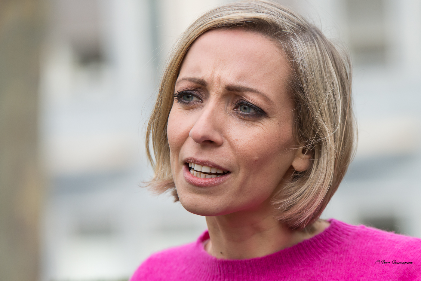 Sofie Lemaire 'Meer vrouwen op straat' @ VRT, foto 3, foto's door Bart Baevegems - FrontView Magazine