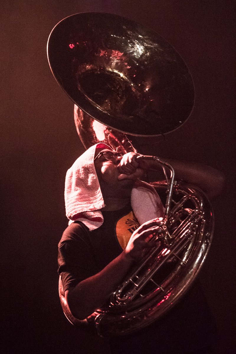Hot 8 Brass Band @ Ancienne Belgique, picture 3, photographed by Tom Stessens - FrontView Magazine