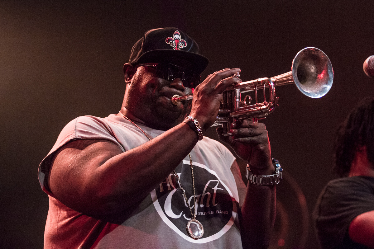 Hot 8 Brass Band @ Ancienne Belgique, picture 7, photographed by Tom Stessens - FrontView Magazine