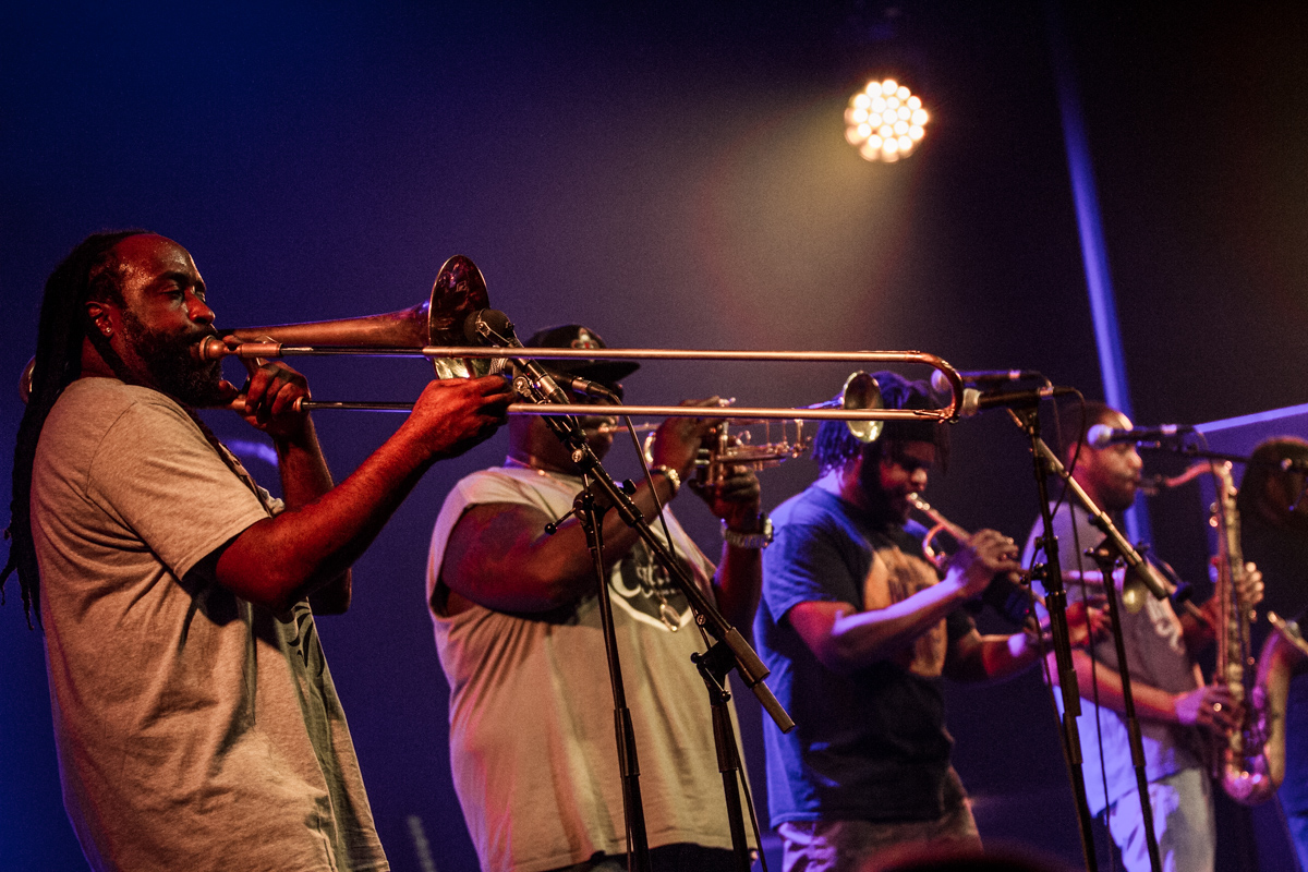Hot 8 Brass Band @ Ancienne Belgique, picture 15, photographed by Tom Stessens - FrontView Magazine