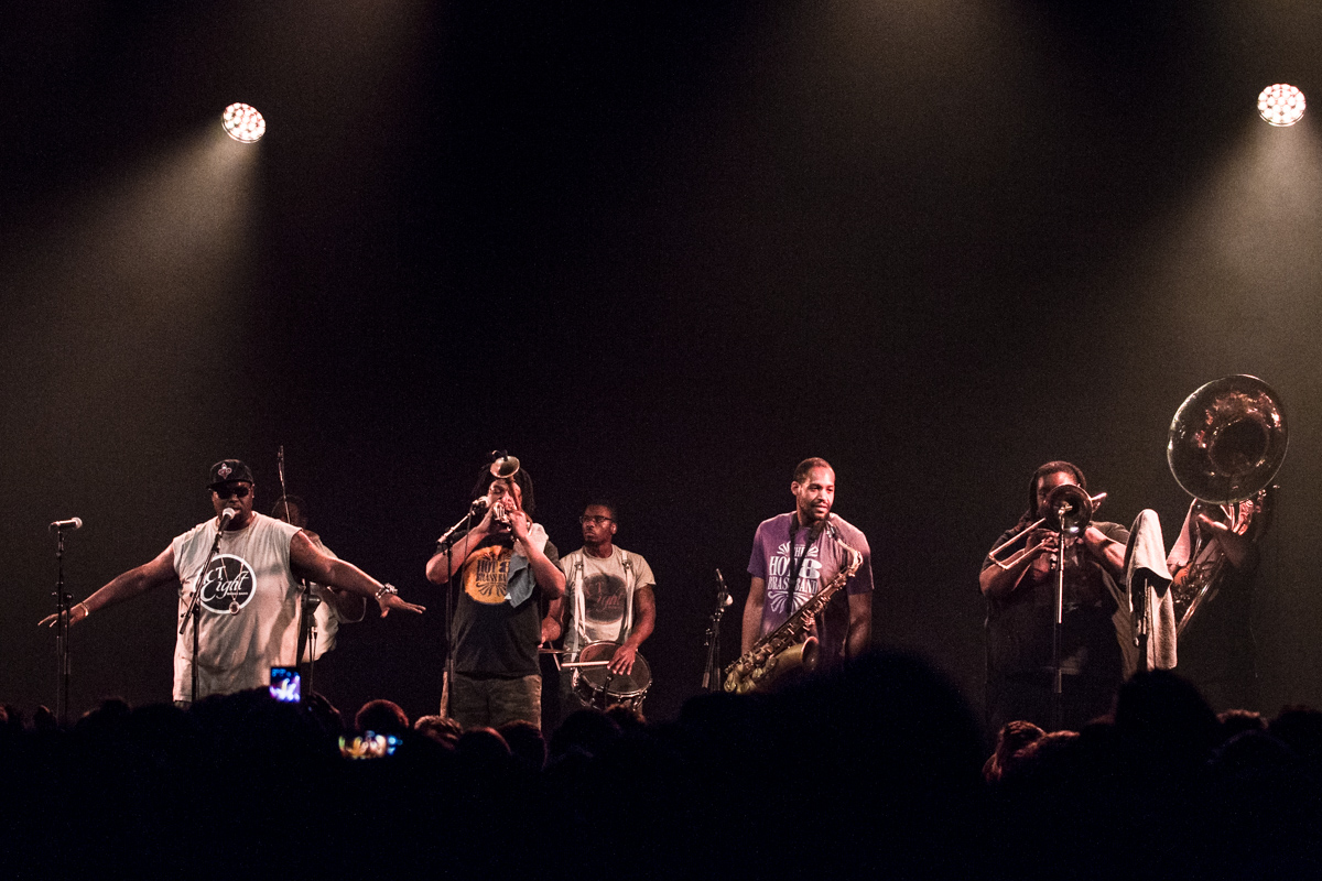 Hot 8 Brass Band @ Ancienne Belgique, picture 17, photographed by Tom Stessens - FrontView Magazine