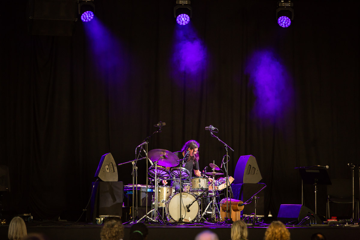 Simon Segers solo @ Jazz Middelheim, picture 1, photographed by Marc Verdonck - FrontView Magazine