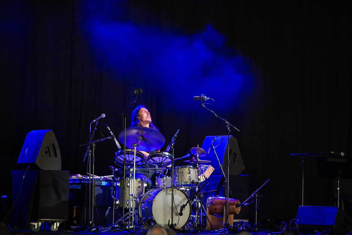 Simon Segers solo @ Jazz Middelheim, picture 4, photographed by Marc Verdonck - FrontView Magazine