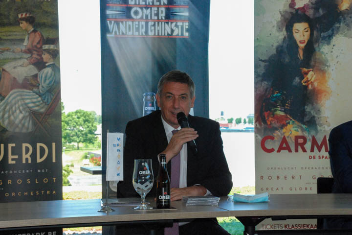 Persconferentie Klassiek in het park, aan zee en aan de Schelde @ Royal Yacht Club Linkeroever, picture 1, photographed by Peter Minnebo - FrontView Magazine