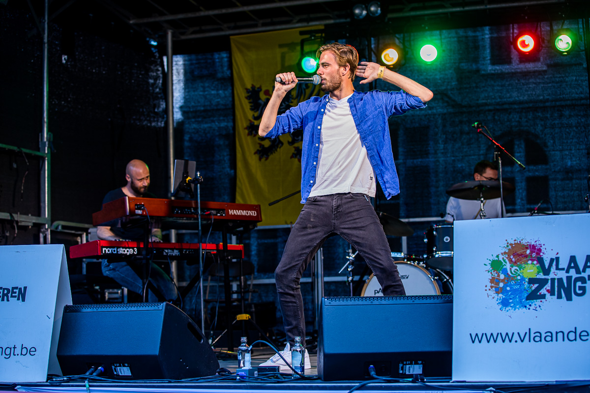 Stef Poelmans en band @ Vlaanderen Zingt Merksem, foto 29, foto's door Dimitri Vanlommel - FrontView Magazine
