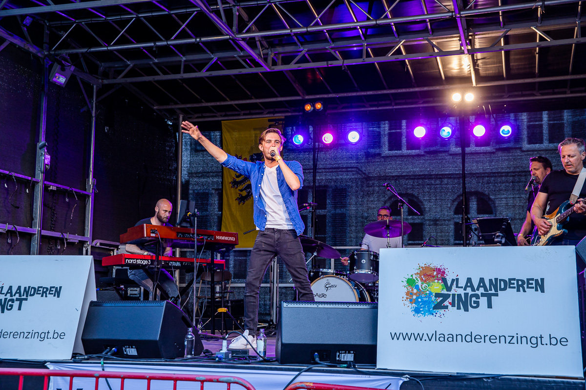 Stef Poelmans en band @ Vlaanderen Zingt Merksem, foto 39, foto's door Dimitri Vanlommel - FrontView Magazine