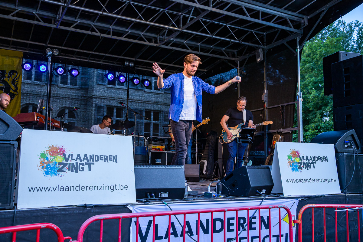 Stef Poelmans en band @ Vlaanderen Zingt Merksem, foto 40, foto's door Dimitri Vanlommel - FrontView Magazine
