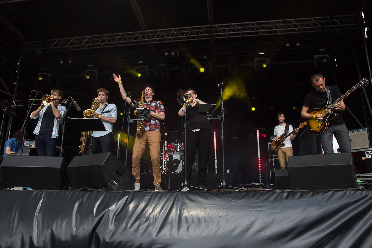 Jamaican Jazz Orchestra @ Sfinks Mundial XL, picture 1, photographed by Marc Verdonck - FrontView Magazine