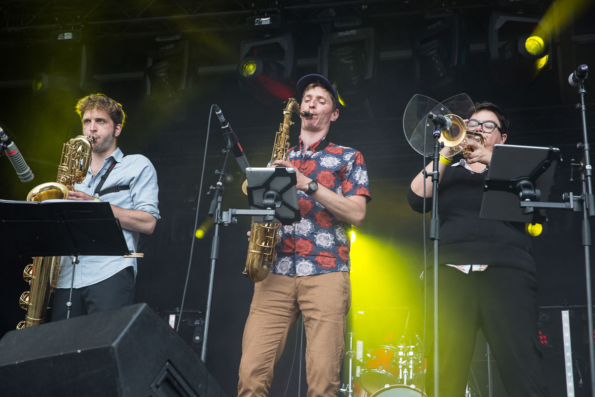 Jamaican Jazz Orchestra @ Sfinks Mundial XL, picture 2, photographed by Marc Verdonck - FrontView Magazine