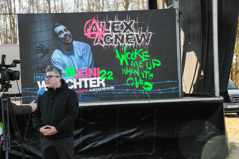 Persconferentie Alex Agnew @ Festivalpark Werchter, picture 17, photographed by Peter Minnebo - FrontView Magazine