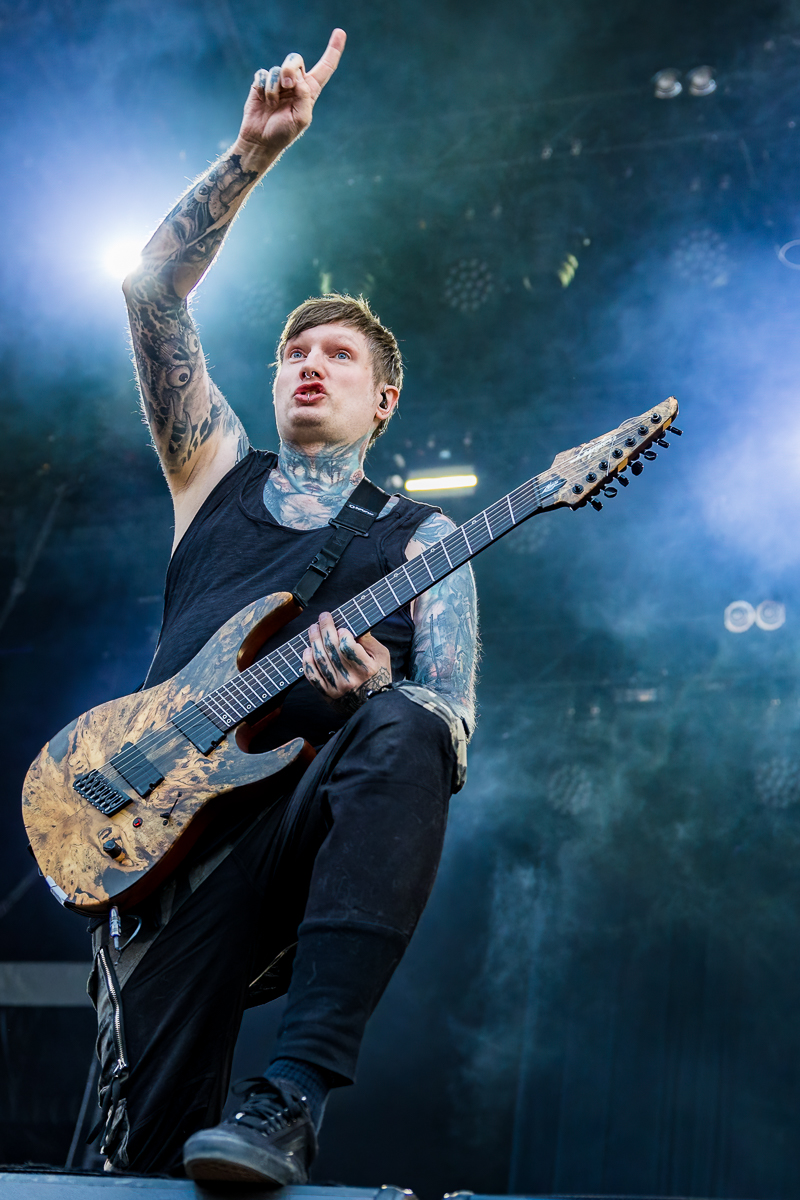Caliban @ Rock am Ring 2022, picture 3, photographed by Dorien Goetschalckx - FrontView Magazine