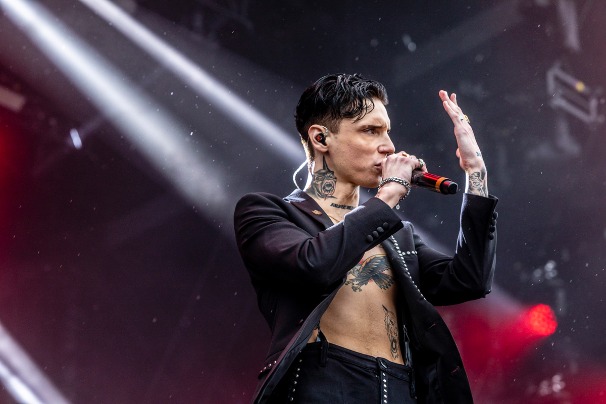 Black Veil Brides @ Rock am Ring 2022, foto 1, foto's door Edwin Houdevelt - FrontView Magazine