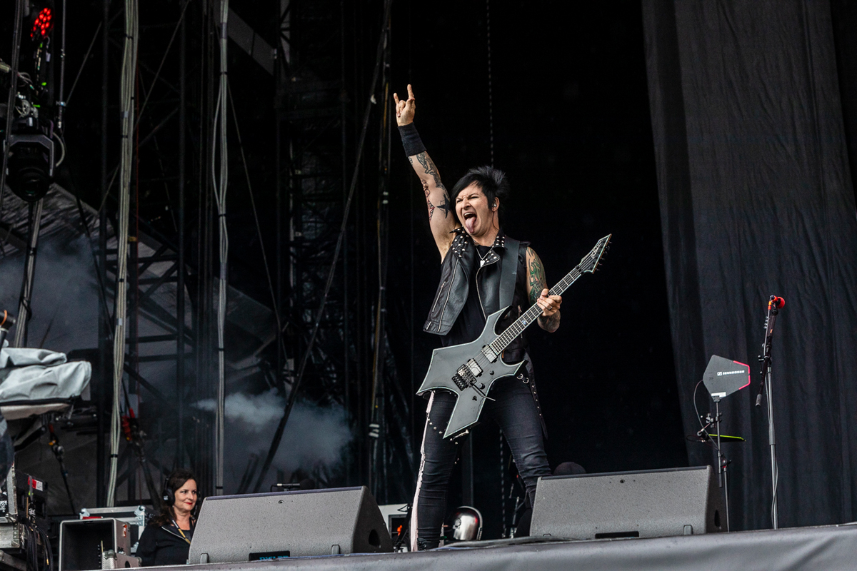Black Veil Brides @ Rock am Ring 2022, foto 2, foto's door Edwin Houdevelt - FrontView Magazine