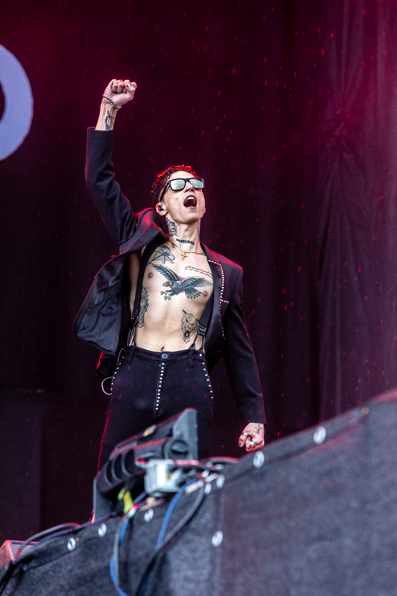 Black Veil Brides @ Rock am Ring 2022, foto 6, foto's door Edwin Houdevelt - FrontView Magazine