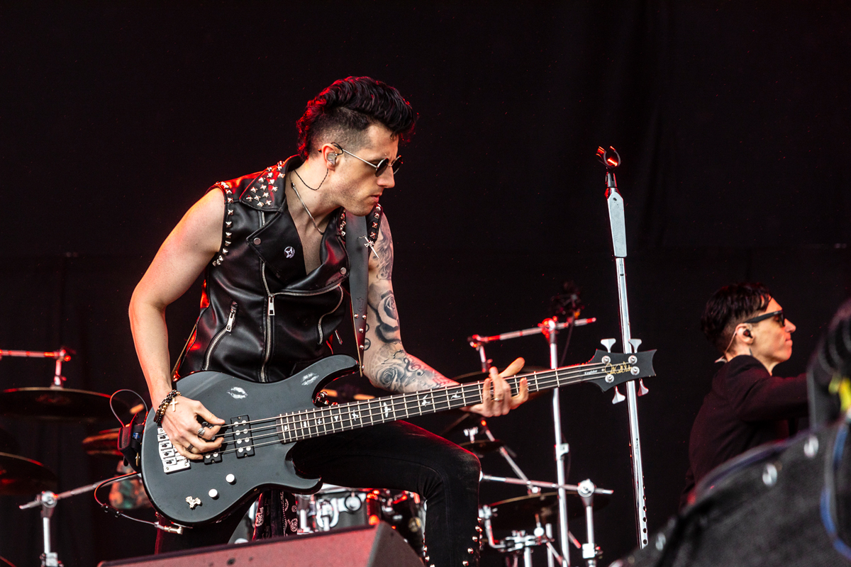 Black Veil Brides @ Rock am Ring 2022, foto 7, foto's door Edwin Houdevelt - FrontView Magazine