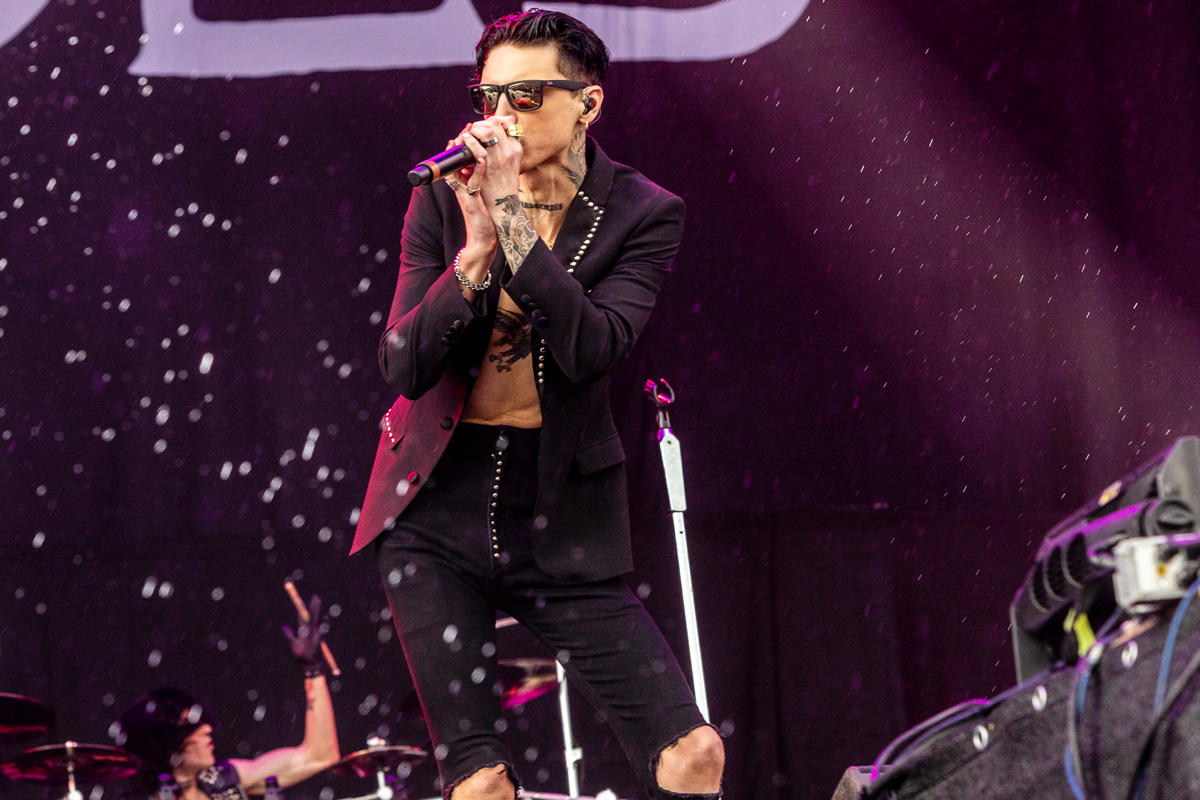 Black Veil Brides @ Rock am Ring 2022, foto 10, foto's door Edwin Houdevelt - FrontView Magazine