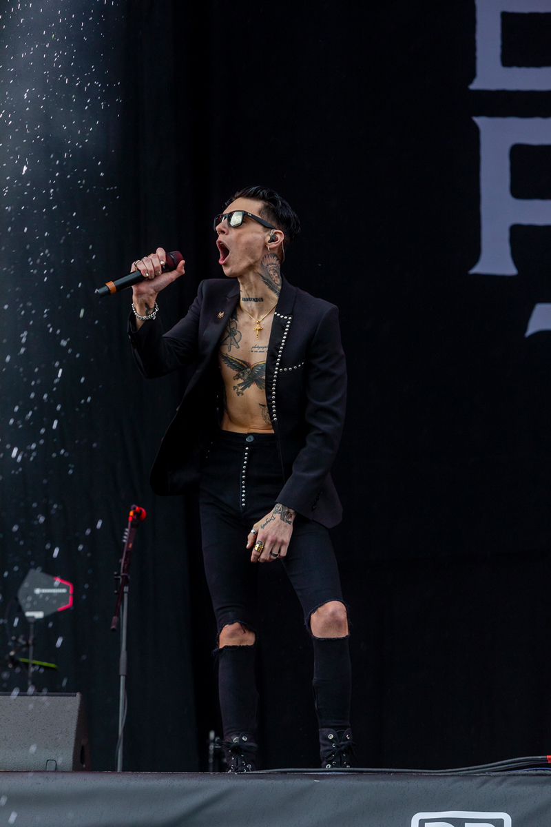 Black Veil Brides @ Rock am Ring 2022, foto 11, foto's door Edwin Houdevelt - FrontView Magazine