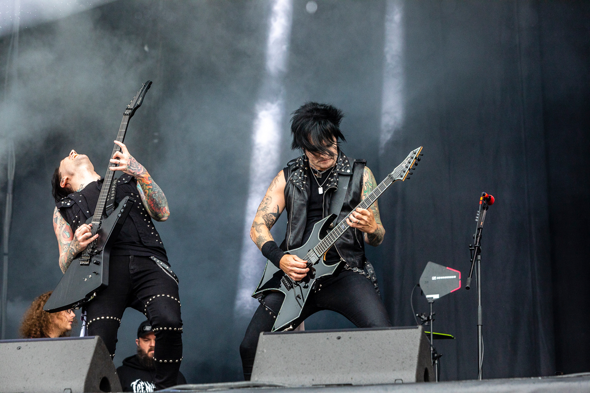 Black Veil Brides @ Rock am Ring 2022, foto 12, foto's door Edwin Houdevelt - FrontView Magazine