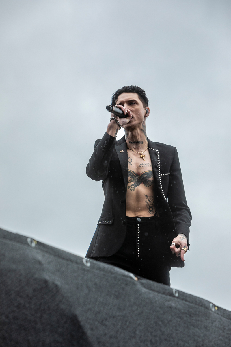 Black Veil Brides @ Rock am Ring 2022, foto 14, foto's door Edwin Houdevelt - FrontView Magazine