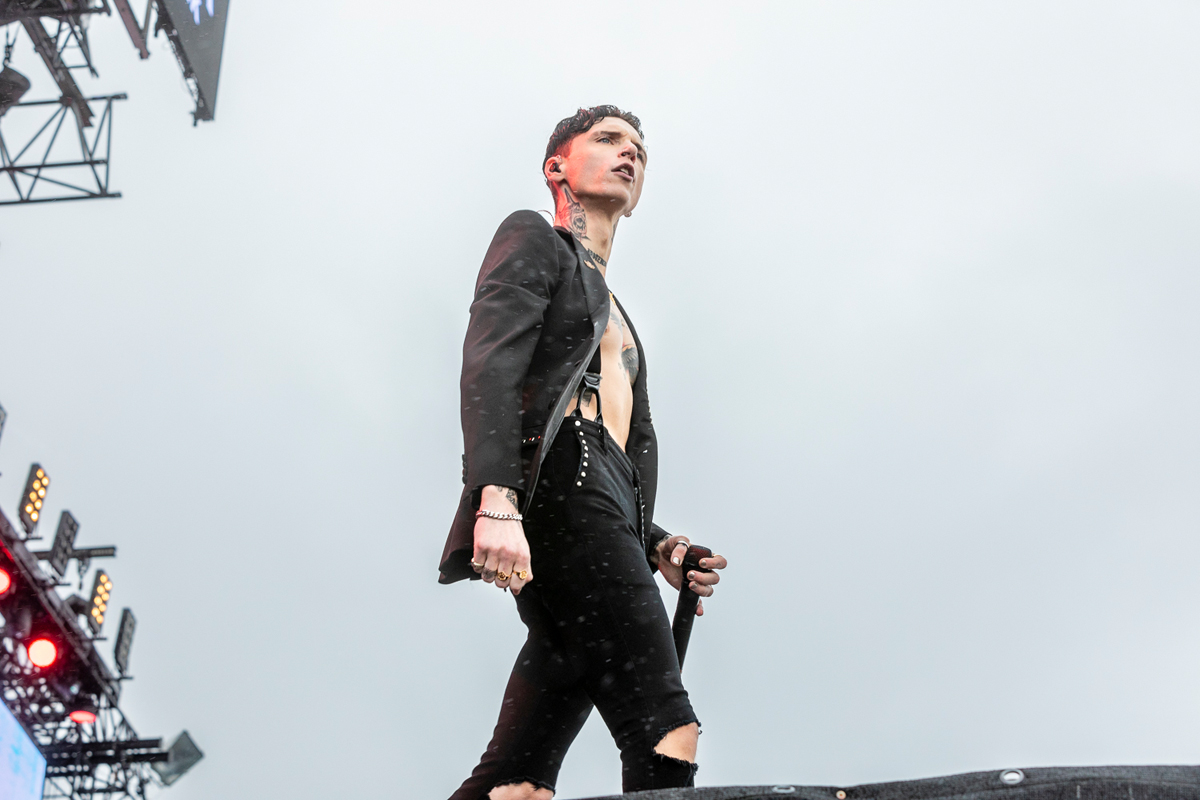 Black Veil Brides @ Rock am Ring 2022, foto 16, foto's door Edwin Houdevelt - FrontView Magazine