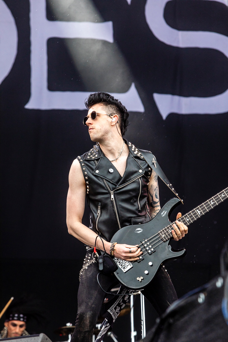 Black Veil Brides @ Rock am Ring 2022, foto 17, foto's door Edwin Houdevelt - FrontView Magazine