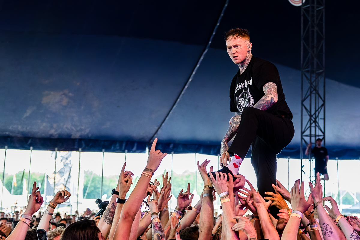 Frank Carter & The Rattlesnakes @ Jera On Air, foto 11, foto's door Dorien Goetschalckx - FrontView Magazine