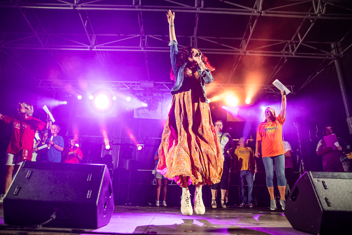 Amaryllis Temmerman @ Stabroek Zingt, picture 1, photographed by Dimitri Vanlommel - FrontView Magazine