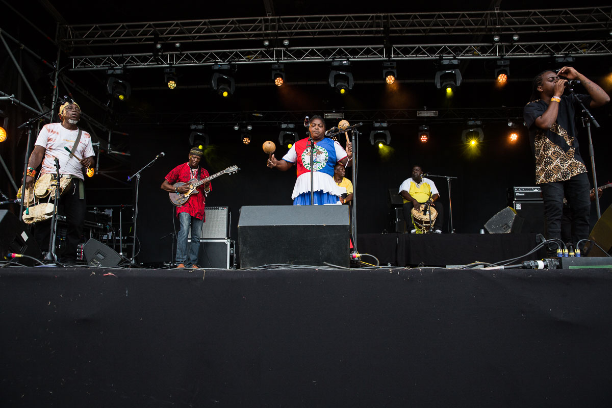 The Garifuna Collective @ Sfinks Mixed 2022, foto 1, foto's door Marc Verdonck - FrontView Magazine