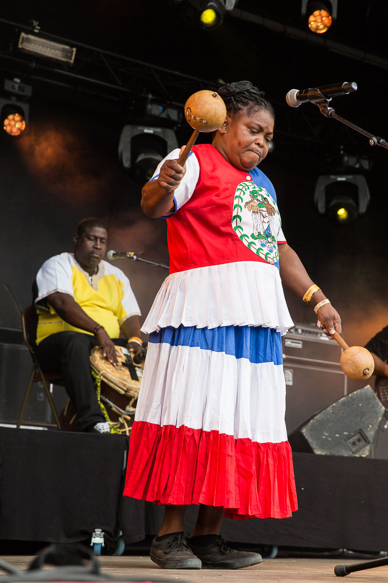 The Garifuna Collective @ Sfinks Mixed 2022, foto 2, foto's door Marc Verdonck - FrontView Magazine