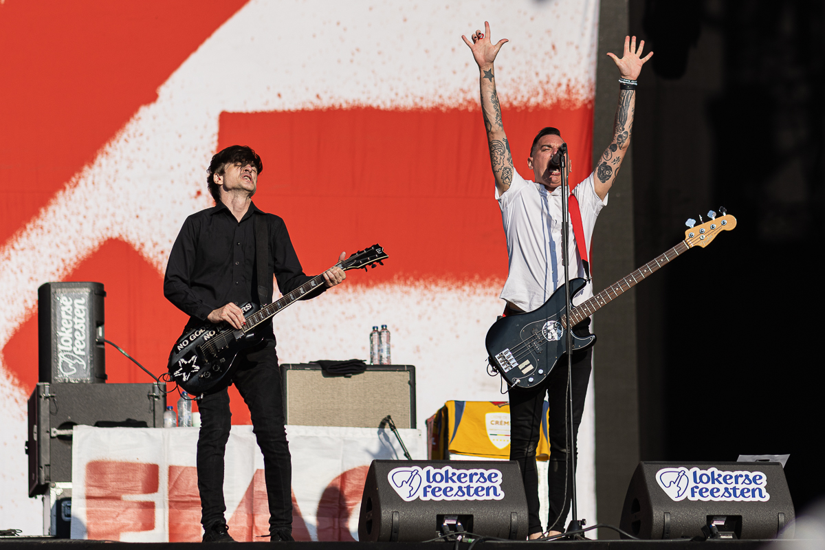 Anti-Flag @ Lokerse Feesten 2022, picture 1, photographed by David Johnson - FrontView Magazine