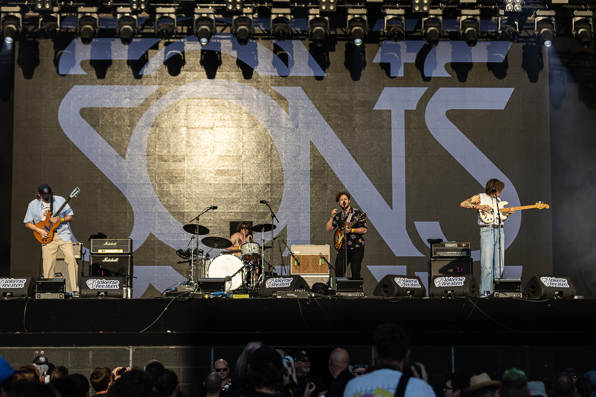 SONS @ Lokerse Feesten 2022, picture 2, photographed by David Johnson - FrontView Magazine