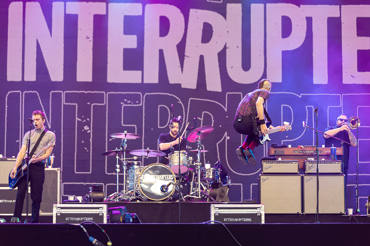 The Interrupters @ Lokerse Feesten 2022, picture 1, photographed by David Johnson - FrontView Magazine