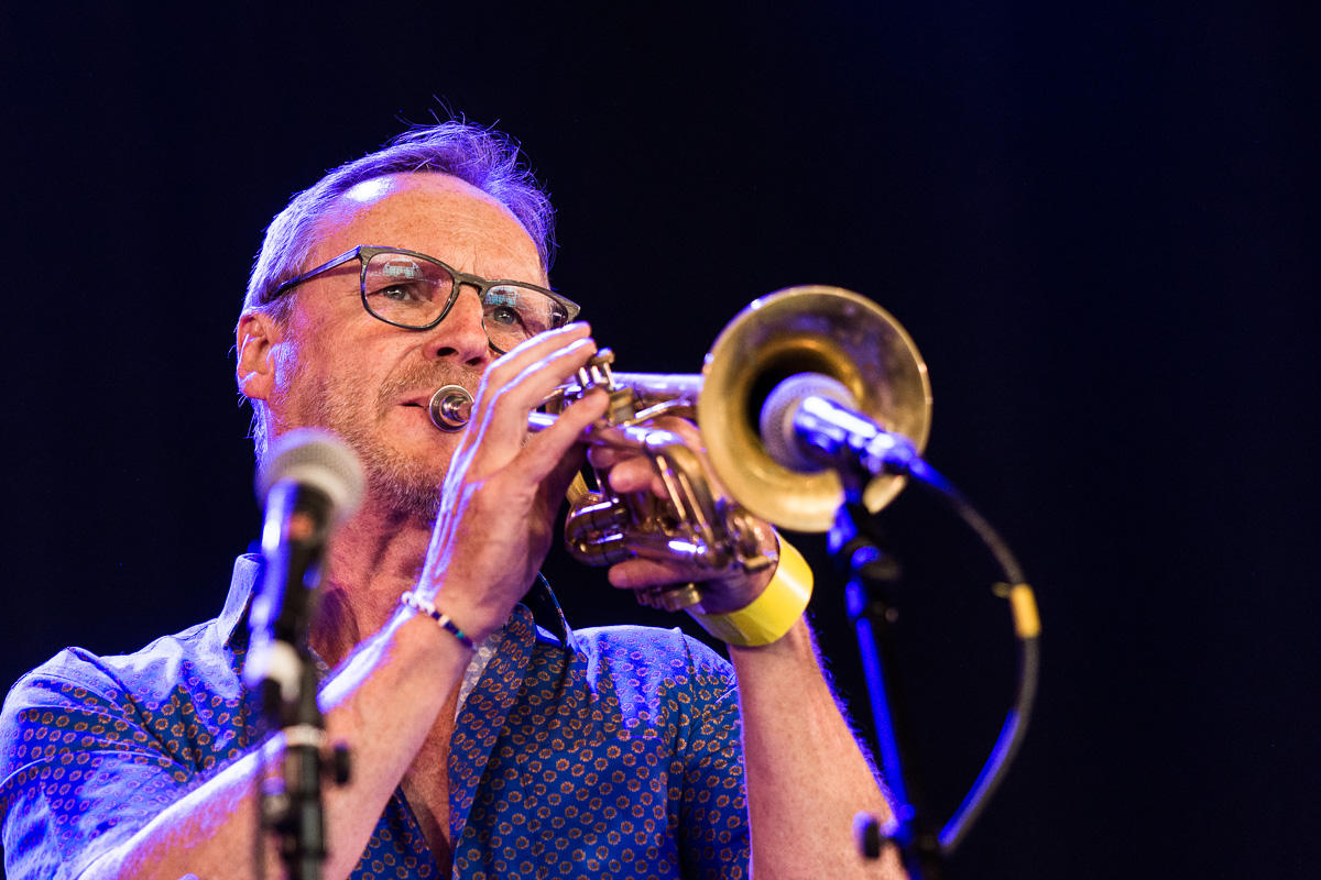 Bert Joris ft. Sam Joris Octet @ Jazz Middelheim, picture 1, photographed by Ann Carpentier - FrontView Magazine