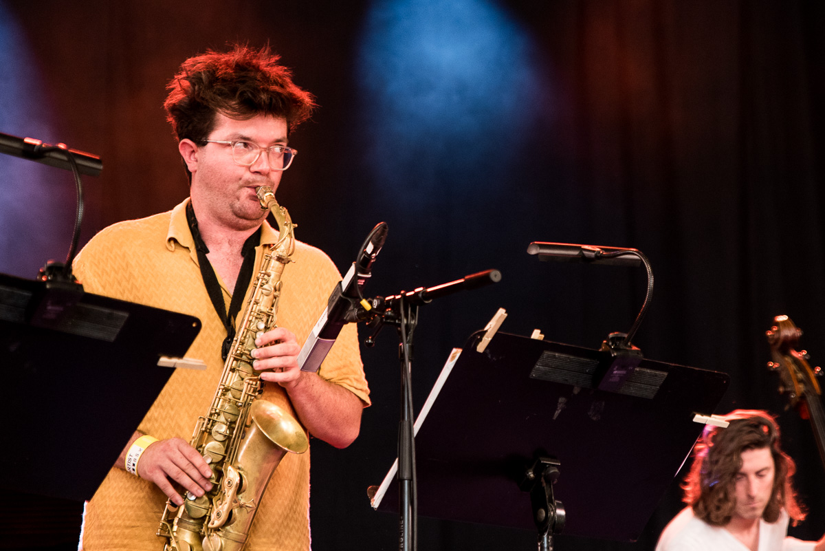 Bert Joris ft. Sam Joris Octet @ Jazz Middelheim, picture 5, photographed by Ann Carpentier - FrontView Magazine