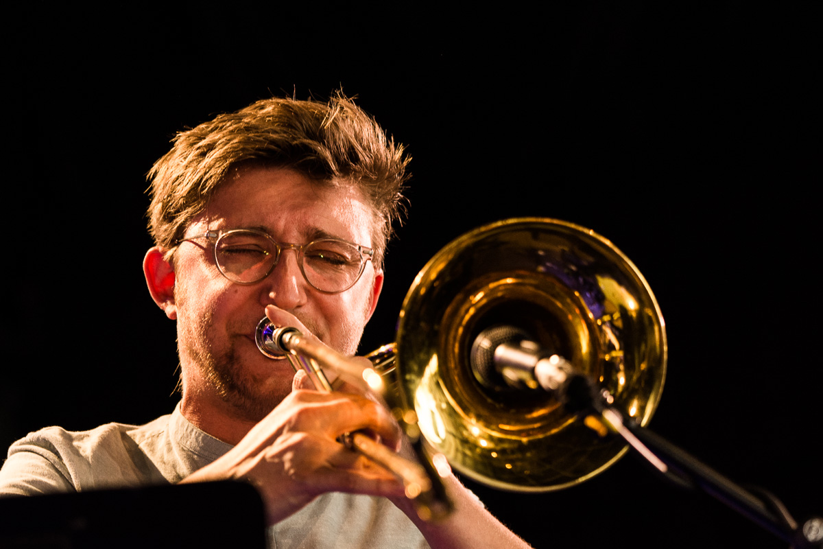 Bert Joris ft. Sam Joris Octet @ Jazz Middelheim, picture 9, photographed by Ann Carpentier - FrontView Magazine