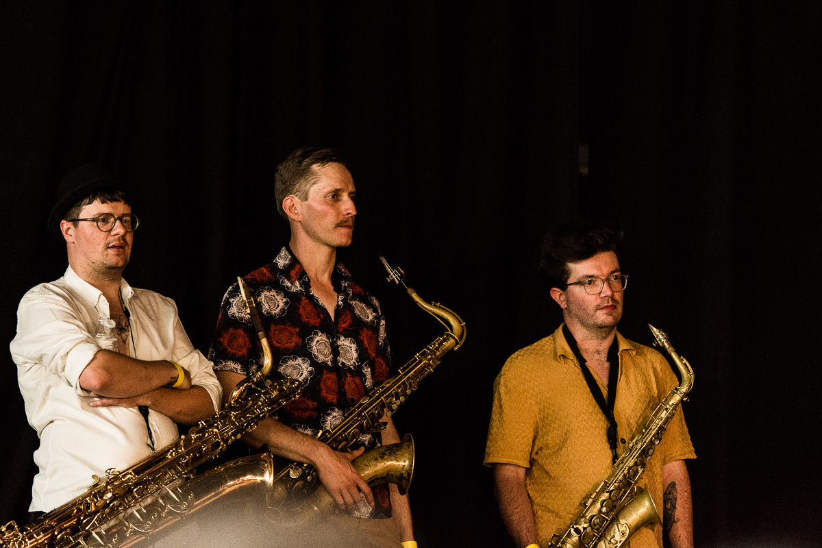 Bert Joris ft. Sam Joris Octet @ Jazz Middelheim, picture 10, photographed by Ann Carpentier - FrontView Magazine