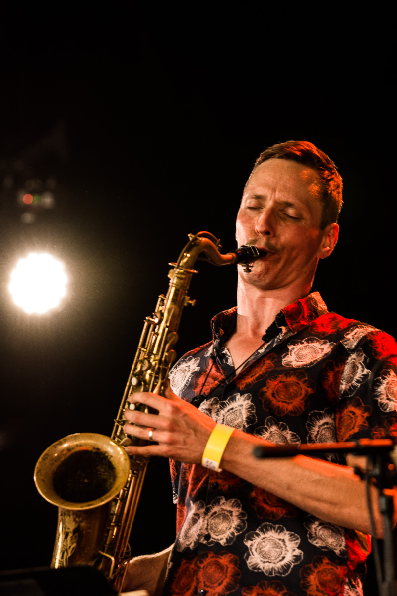 Bert Joris ft. Sam Joris Octet @ Jazz Middelheim, picture 12, photographed by Ann Carpentier - FrontView Magazine