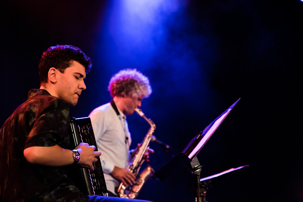 Aka Moon with João Barradas @ Jazz Middelheim, picture 1, photographed by Ann Carpentier - FrontView Magazine