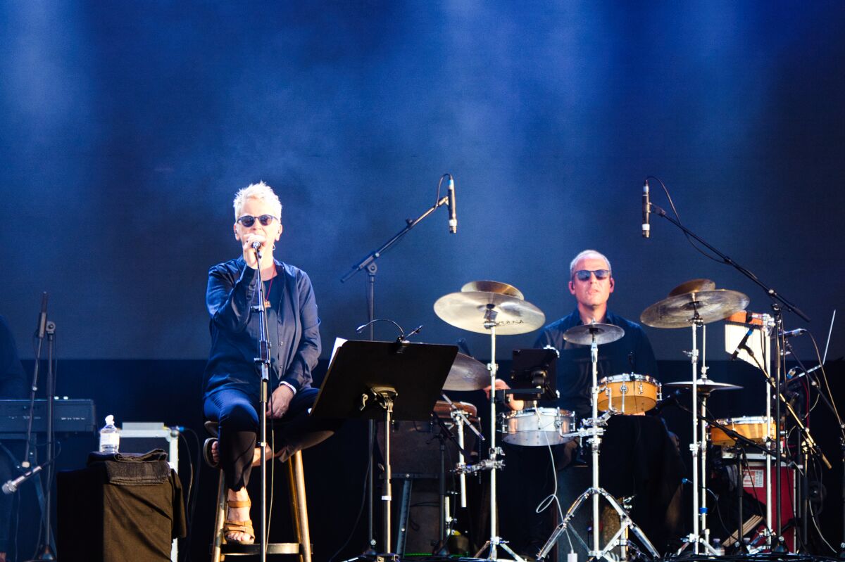 Anne Clark @ W-Fest woensdag, picture 4, photographed by Luc Klinckaert - FrontView Magazine