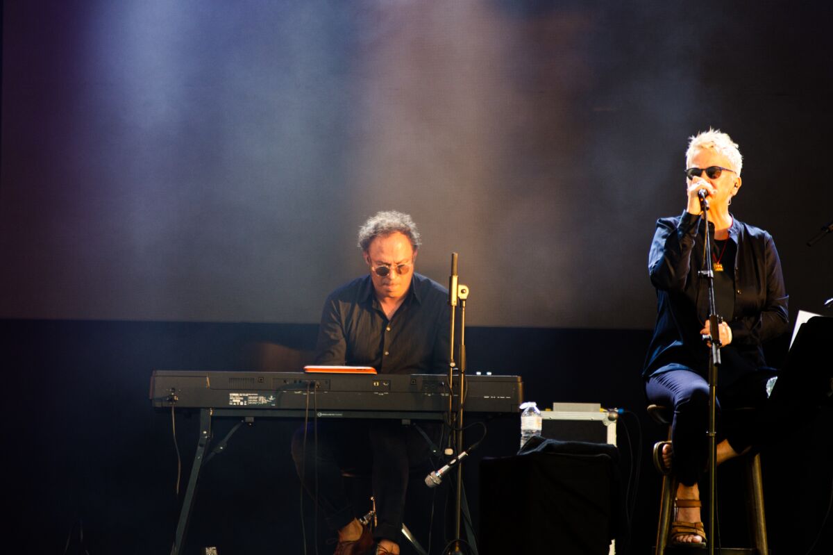 Anne Clark @ W-Fest woensdag, picture 9, photographed by Luc Klinckaert - FrontView Magazine