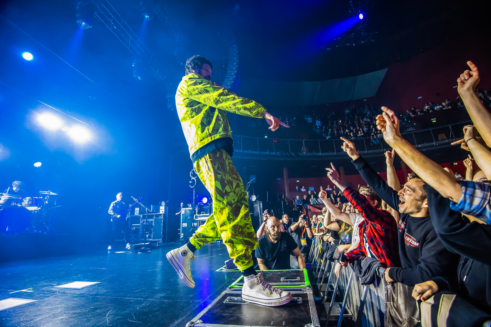 Kasabian Live in Brussels, picture 12, photographed by Paul Jongeneelen - FrontView Magazine