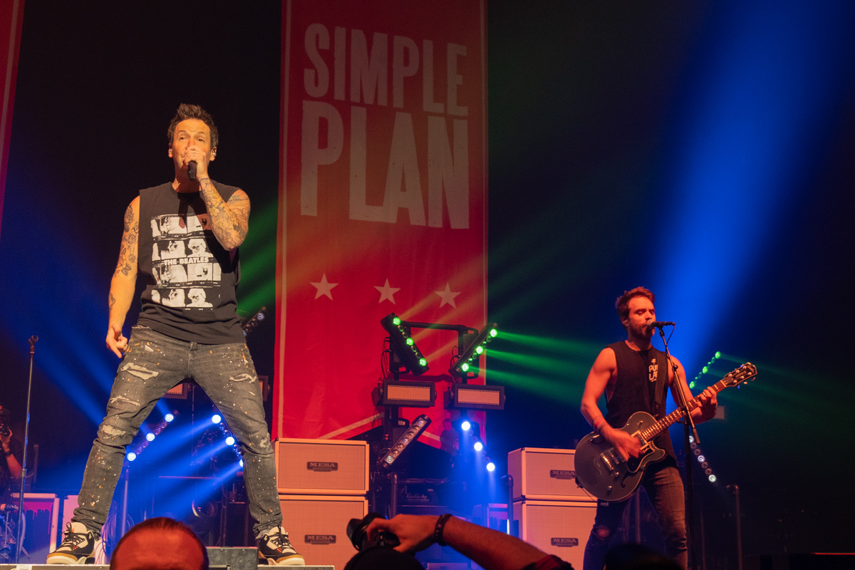 Simple Plan @ Vorst Nationaal, picture 6, photographed by Johan Van Buggenhout - FrontView Magazine