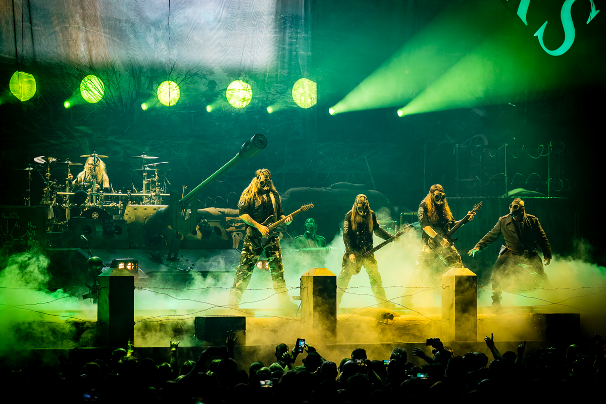 Sabaton @ Sportpaleis, picture 15, photographed by Dorien Goetschalckx - FrontView Magazine